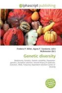 Genetic Diversity di #Miller,  Frederic P. Vandome,  Agnes F. Mcbrewster,  John edito da Vdm Publishing House