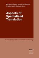 Aspects of Specialised Translation edito da Gunter Narr Verlag