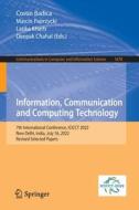 Information, Communication and Computing Technology edito da Springer Nature Switzerland