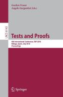 Tests and Proofs edito da Springer-Verlag GmbH