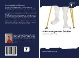 Acknowledgement Booklet di Gilberto Barrancos edito da AV Akademikerverlag
