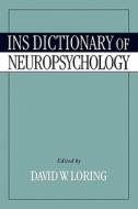 Ins Dictionary of Neuropsychology di Kimford J. Meador edito da Oxford University Press, USA