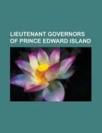 Lieutenant Governors Of Pennsylvania: Su di Books Llc edito da Books LLC, Wiki Series
