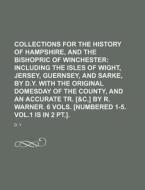 Collections for the History of Hampshire, and the Bishopric of Winchester di D.Y., D. Y edito da Rarebooksclub.com