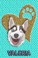 Husky Life Valeria: College Ruled Composition Book Diary Lined Journal Blue di Frosty Love edito da INDEPENDENTLY PUBLISHED