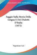 Saggio Sulla Storia Della Lingua E Dei Dialetti D'Italia (1872) di Napoleone Caix edito da Kessinger Publishing
