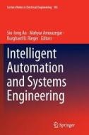 Intelligent Automation and Systems Engineering edito da Springer New York