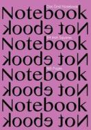 Dot Grid Notebook 1/4 Inch Squares 160 Pages: Notebook Not eBook with Pink Cover, 7x10 1/4 Inch Dot Grid Graph Paper, Perfect Bound, Ideal for Structu di Spicy Journals edito da Createspace