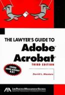 The Lawyer's Guide to Adobe Acrobat di David L. Masters edito da American Bar Association