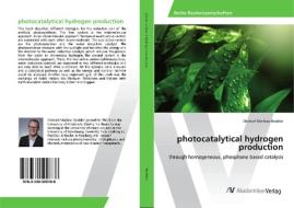 photocatalytical hydrogen production di Christof Mathias Strabler edito da AV Akademikerverlag