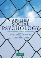 Applied Social Psychology edito da Cambridge University Press