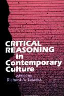 Critical Reasoning in Conte di Richard A. Talaska edito da STATE UNIV OF NEW YORK PR