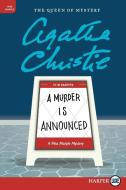 A Murder Is Announced: A Miss Marple Mystery di Agatha Christie edito da HARPERLUXE