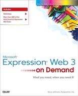 Microsoft Expression Web 3 On Demand di Steve Johnson, Inc Perspection edito da Pearson Education (us)