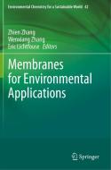 Membranes for Environmental Applications edito da Springer International Publishing