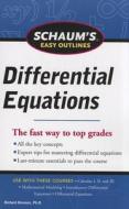 Schaum's Easy Outline of Differential Equations, Revised Edition di Richard Bronson edito da McGraw-Hill Education - Europe