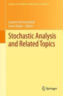 Stochastic Analysis and Related Topics edito da Springer Berlin Heidelberg