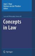 Concepts in Law edito da SPRINGER NATURE
