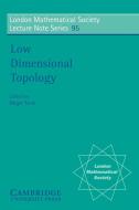 Low Dimensional Topology edito da Cambridge University Press