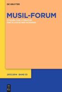 Musil-Forum, Band 33, Musil-Forum (2013/2014) edito da De Gruyter