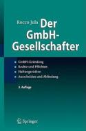 Der GmbH-Gesellschafter di Rocco Jula edito da Springer-Verlag GmbH