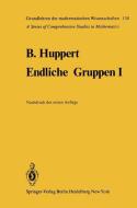 Endliche Gruppen I di Bertram Huppert edito da Springer Berlin Heidelberg