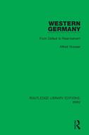 Western Germany di Alfred Grosser edito da Taylor & Francis Ltd