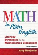 Math In Plain English di Amy Benjamin edito da Taylor & Francis Ltd