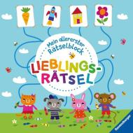 Ravensburger Mein allererster Rätselblock - Lieblingsrätsel - Rätselblock für Kinder ab 3 Jahren di Lisa Regan edito da Ravensburger Verlag