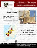 Preussischer Anzeiger: Das Politische Monatsmagazin - Ausgabe November / Dezember di Hagen Ernst edito da Createspace