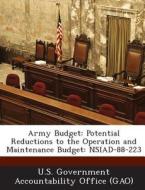 Army Budget edito da Bibliogov