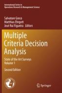 Multiple Criteria Decision Analysis edito da Springer-Verlag New York Inc.