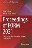 Proceedings of FORM 2021 edito da Springer International Publishing