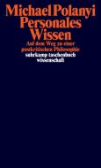 Personales Wissen di Michael Polanyi edito da Suhrkamp Verlag AG