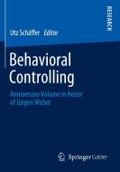 Behavioral Controlling edito da Springer Fachmedien Wiesbaden