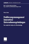 Etablierungsmanagement innovativer Unternehmensgründungen edito da Deutscher Universitätsverlag