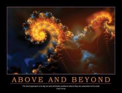 Above and Beyond Poster di Enna edito da Taylor & Francis Ltd
