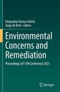 Environmental Concerns and Remediation edito da Springer International Publishing