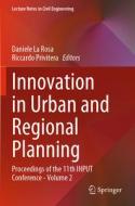 Innovation in Urban and Regional Planning edito da Springer International Publishing