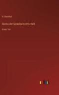 Abriss der Sprachwissenschaft di H. Steinthal edito da Outlook Verlag