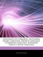 Languages Of Comoros, Including: Arabic di Hephaestus Books edito da Hephaestus Books