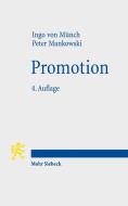 Promotion di Ingo von Münch, Peter Mankowski edito da Mohr Siebeck GmbH & Co. K