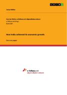 How India achieved its economic growth di Jonas Hüther edito da GRIN Verlag