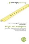 Height And Intelligence edito da Alphascript Publishing