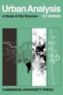 Urban Analysis di B. Robson, Pam Robson, B. T. Robson edito da Cambridge University Press