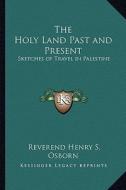 The Holy Land Past and Present: Sketches of Travel in Palestine di Reverend Henry S. Osborn edito da Kessinger Publishing