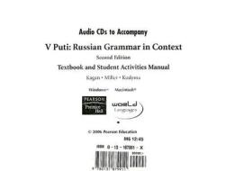 Audio Cd's For V Puti di Olga E. Kagan, Frank Miller, Ganna Kudyma edito da Pearson Education (us)