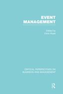Event Management di Chris Rojek edito da Routledge