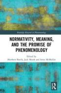Normativity, Meaning, and the Promise of Phenomenology edito da Taylor & Francis Ltd