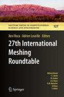 27th International Meshing Roundtable edito da Springer-Verlag GmbH